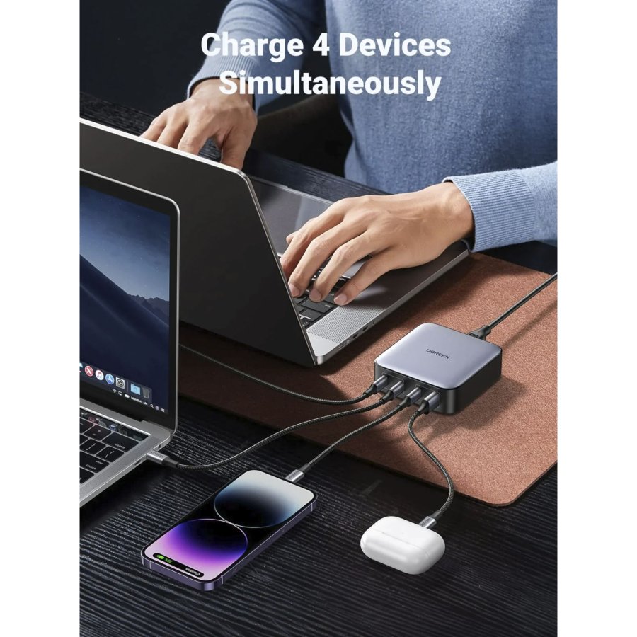 UGREEN Nexode 1*USB-A + 3*USB-C 100W Desktop Fast Charger #3