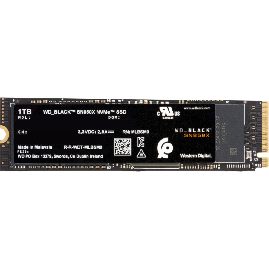 Western Digital Black SSD    1TB SN850 NVMe           WDS100T2X0E #1