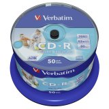 1x50 Verbatim CD-R 80 / 700MB 52x Speed wide printable generic #1
