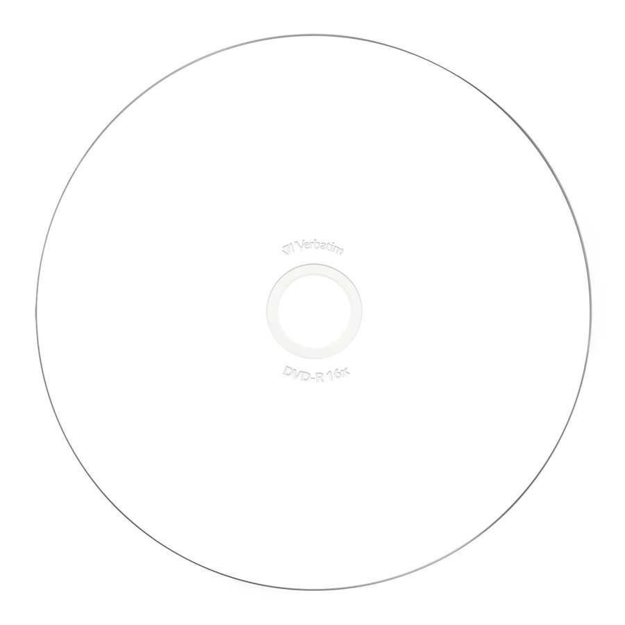 1x25 Verbatim DVD-R 4,7GB 16x Speed, wide printable #3