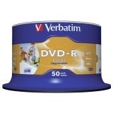 1x50 Verbatim DVD-R 4,7GB 16x Speed, photo printable #2