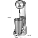 Clatronic BM 3472 rremaskine og mikser Bordmixer 65 W Krom #3