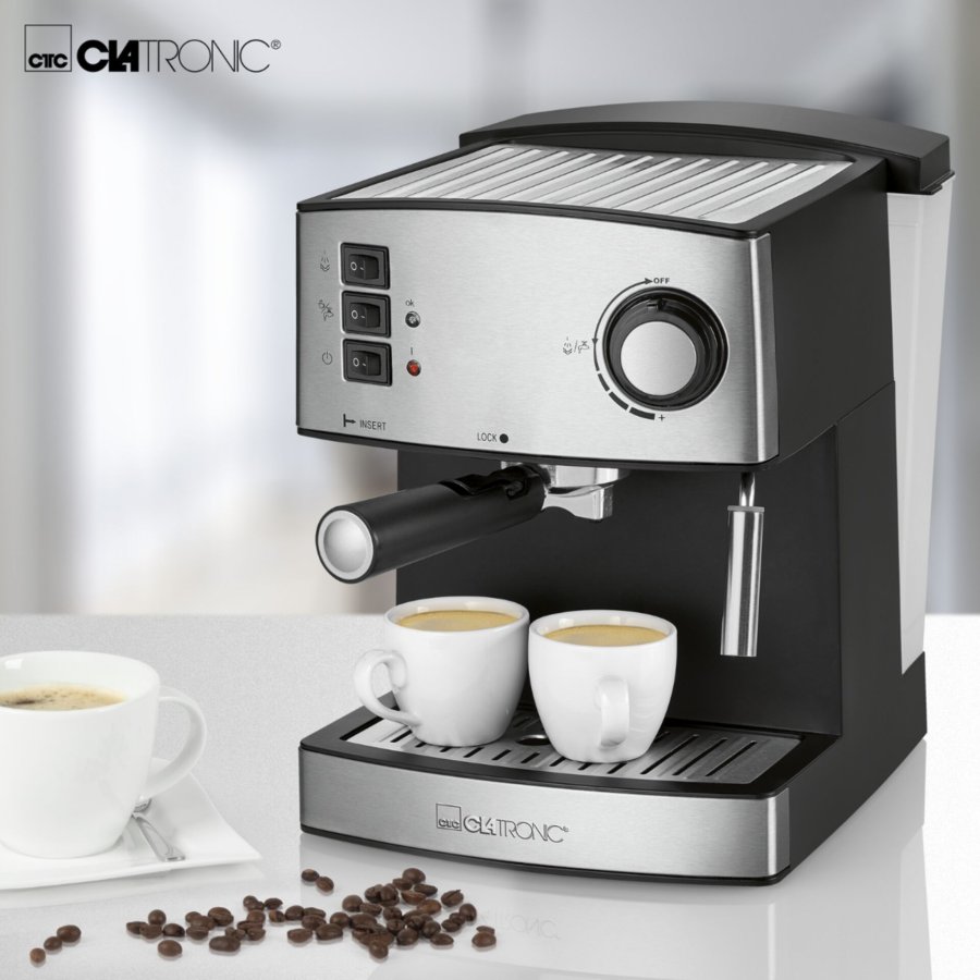 Clatronic ES 3643 black-inox Espresso Machine #6