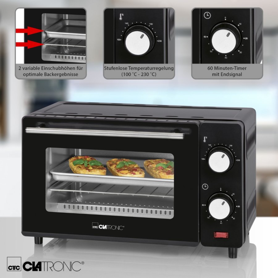 Clatronic MB 3746 black Mini Oven #7