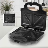 Clatronic ST 3778 sandwichtoaster 750 W Sort, Rustfrit stl #4