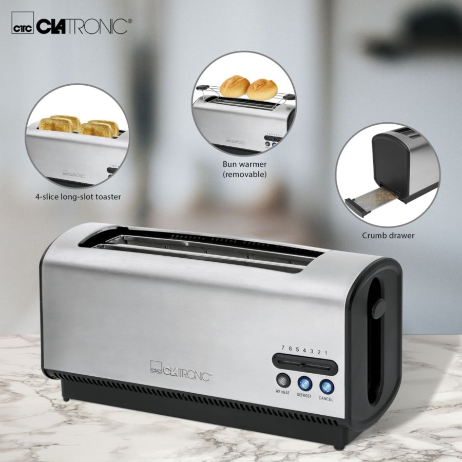 Clatronic TA 3687 inox Toaster #5