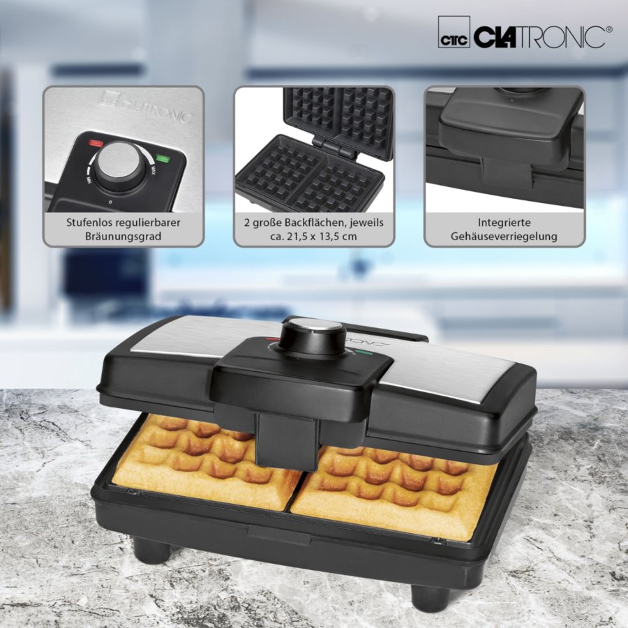 Clatronic WA 3606 ix Waffle Maker #4