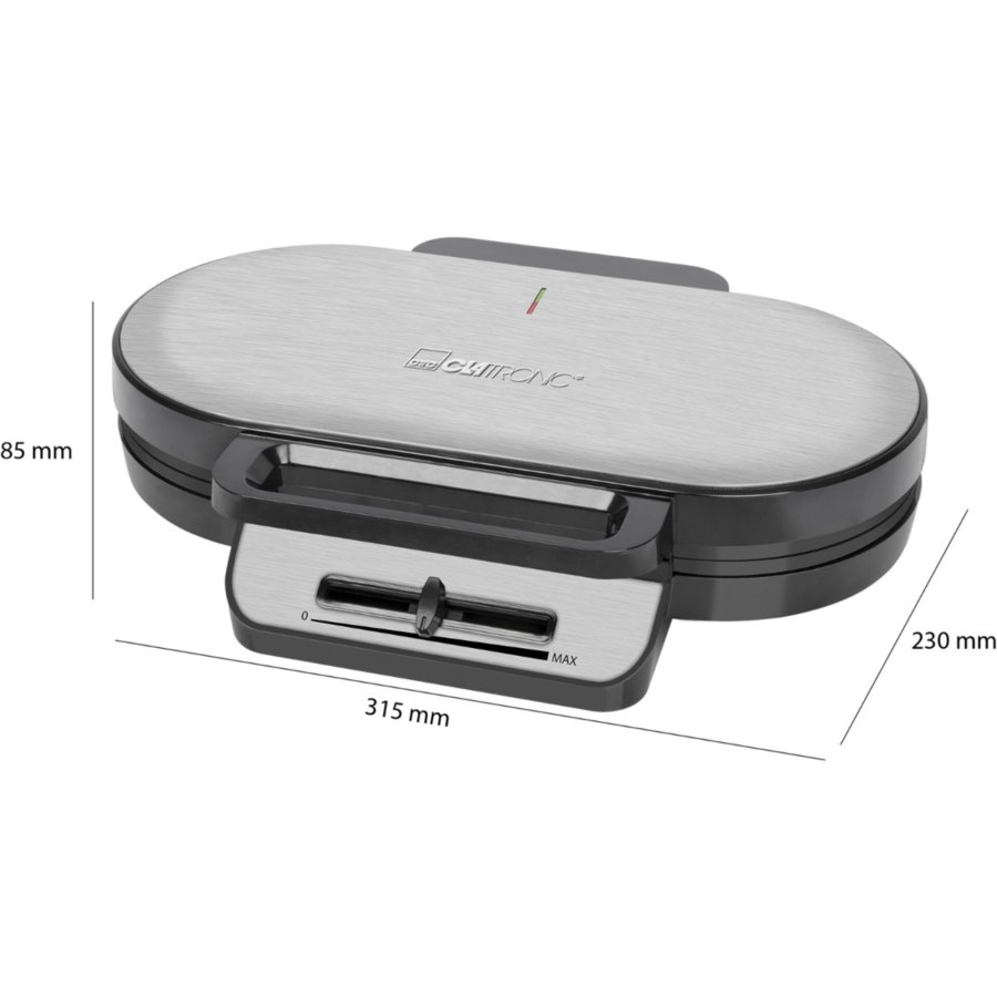 Clatronic WA 3745 black-inox Waffle Maker #2