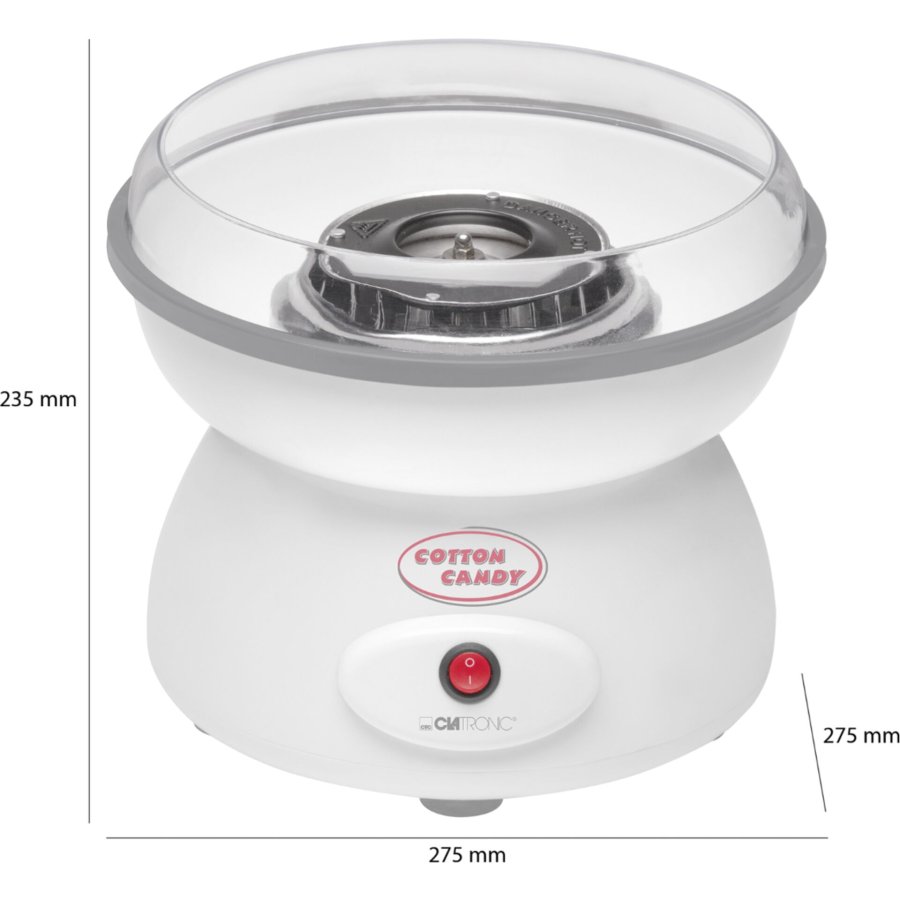 Clatronic ZWM 3478 candyfloss maskine Hvid 500 W #2