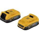DeWalt DCBP034E2-XJ Powerstack 2x 18V 1,7Ah Battery Set #1