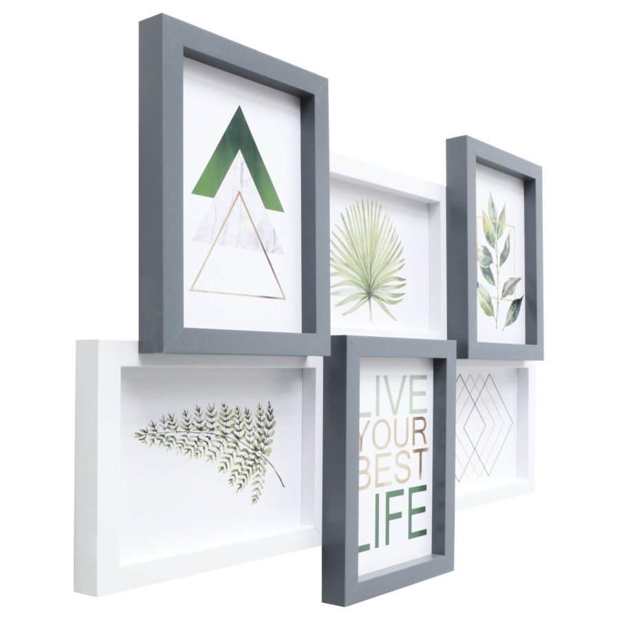Deknudt S68VC9           6x13x18 Wood Gallery Frame for 6 Photos #2
