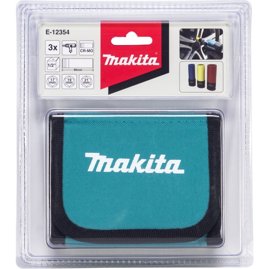 Makita E-12354 Socket Set 3pcs    1/2 #1