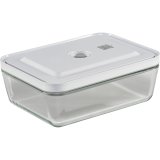 ZWILLING Fresh & Save Rektangulr Container 2 L Transparent, Hvid 1 stk #1