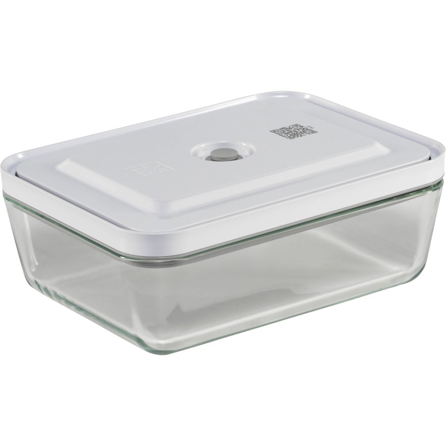 ZWILLING Fresh & Save Rektangulr Container 2 L Transparent, Hvid 1 stk #1