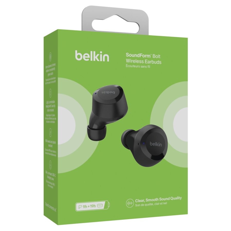 Belkin SoundForm Bolt Wireless In-Ear Headphone sw. AUC009btBLK #8