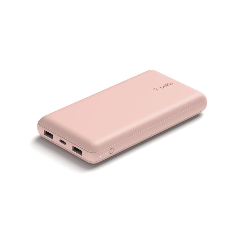 Belkin Powerbank 20.000mAh pink 15W+USB-A/C Kab. 15cm BPB012btRG #1