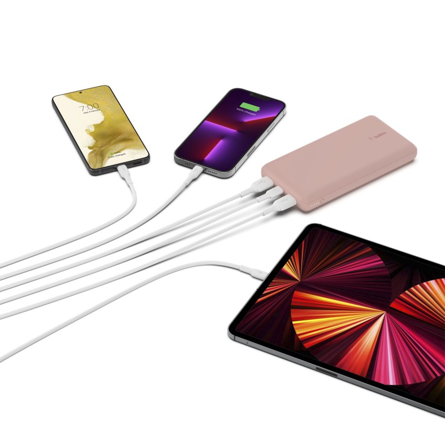 Belkin Powerbank 20.000mAh pink 15W+USB-A/C Kab. 15cm BPB012btRG #7