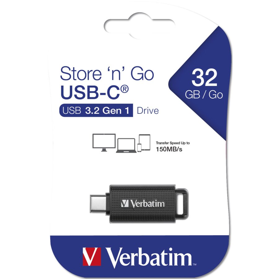 Verbatim Retractable        32GB USB 3.2 Gen 1 USB-C #1