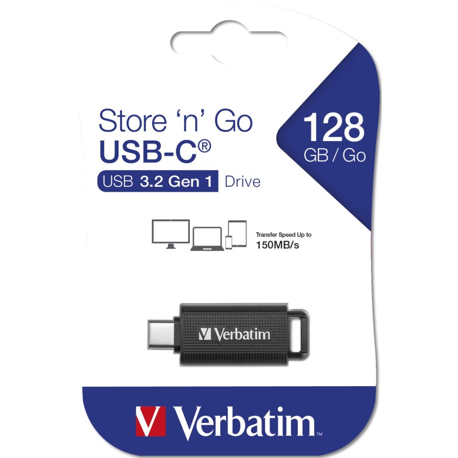 Verbatim Retractable       128GB USB 3.2 Gen 1 USB-C #1