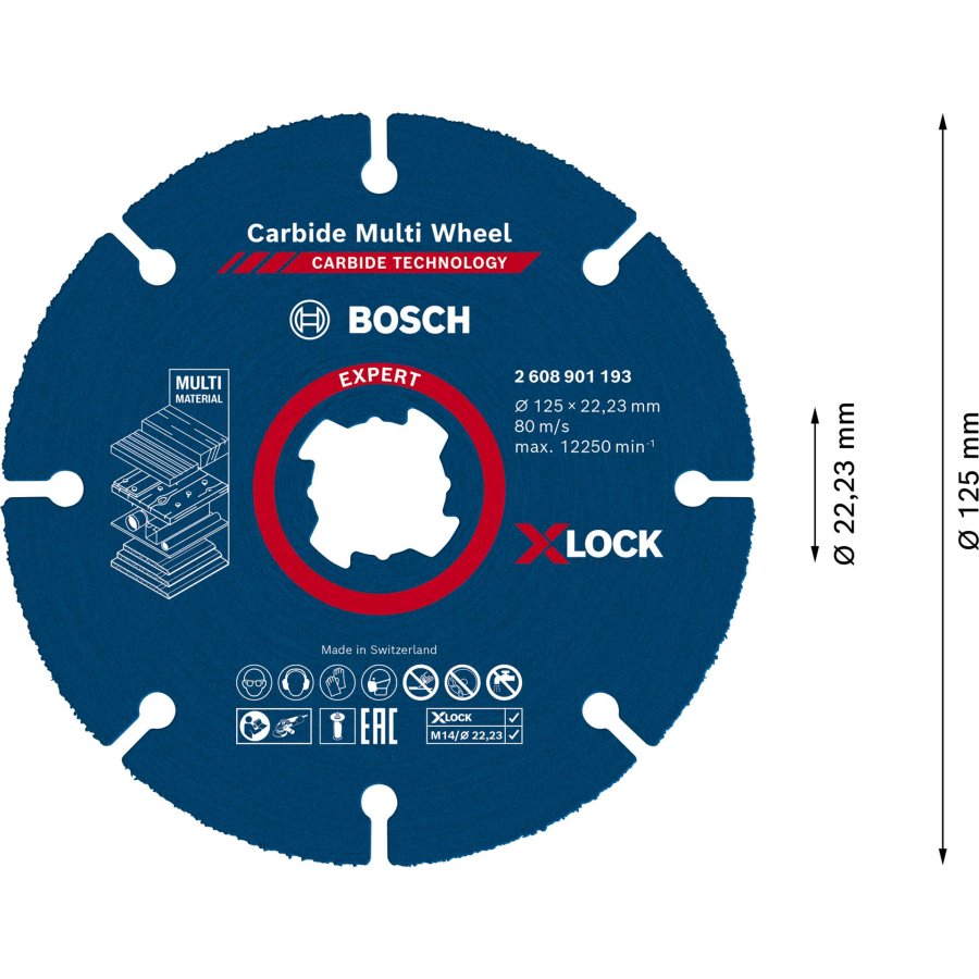 Bosch  X-LOCK CMW 125x22.23mm EXPERT #2