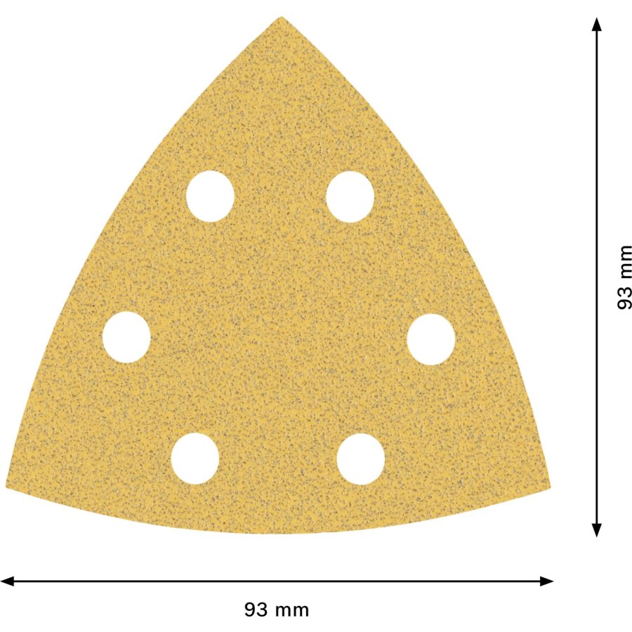 Bosch Sanding Pad C470,93mm,K8 0, 5x EXPERT #2