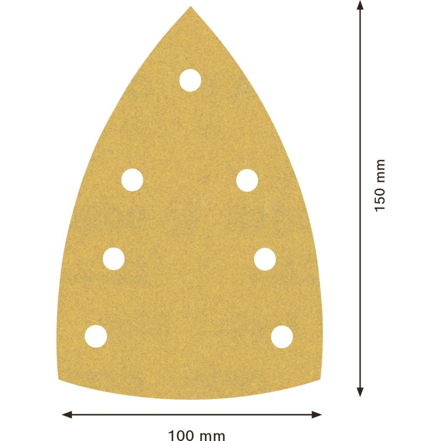 Bosch Sanding Pad C470,100x150 mm,K18,10x #2