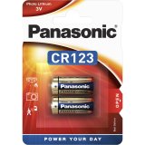 1x2 Panasonic Photo CR 123 A Lithium #1