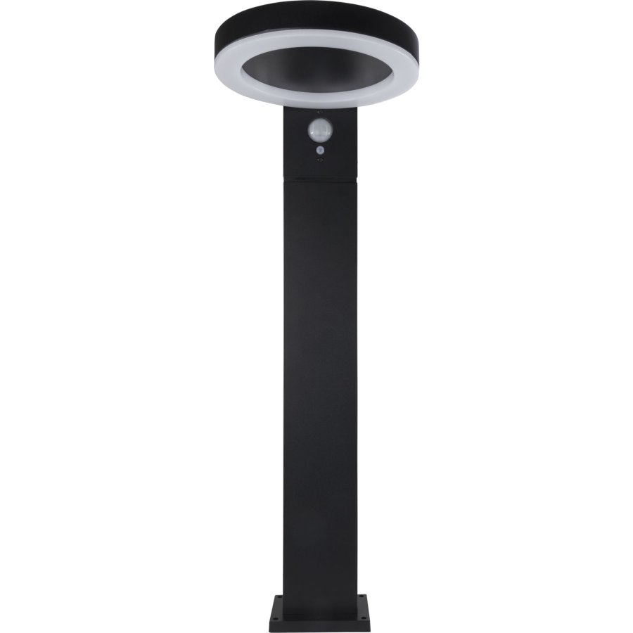 REV LED Solar Light Round black #1