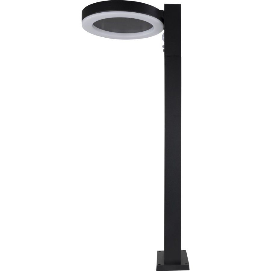 REV LED Solar Light Round black #3