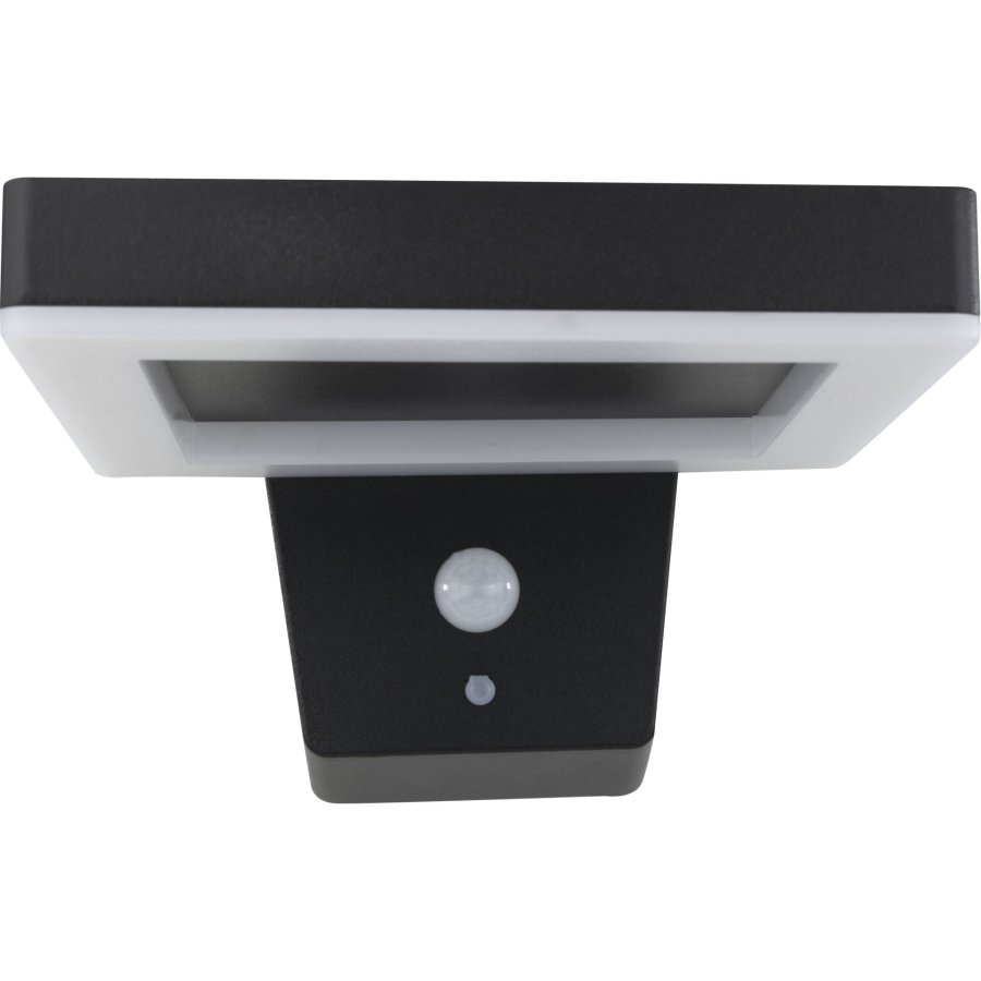 REV LED Solar wall light Square black #1
