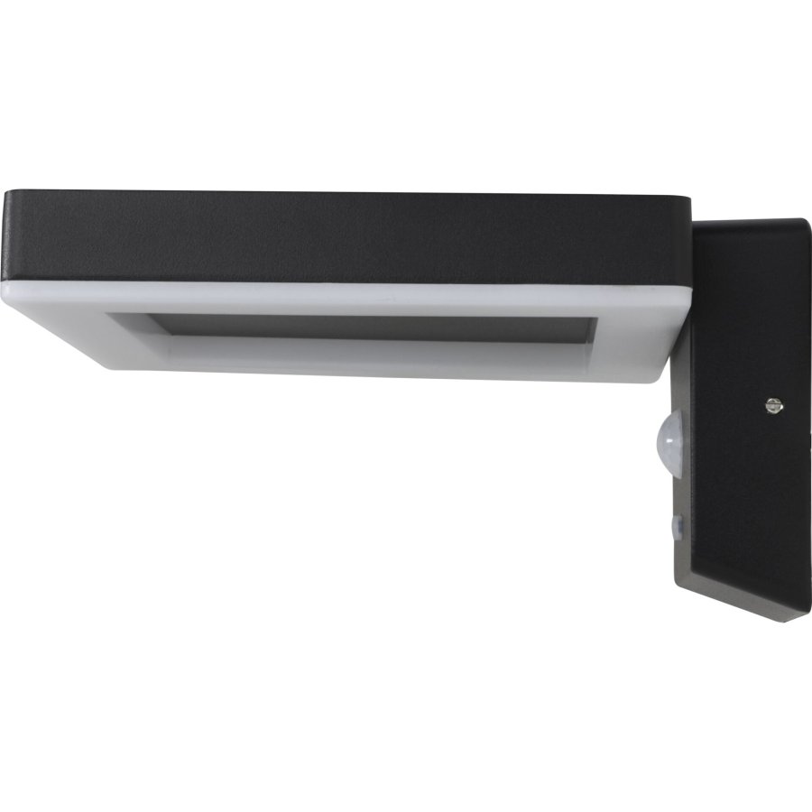 REV LED Solar wall light Square black #3