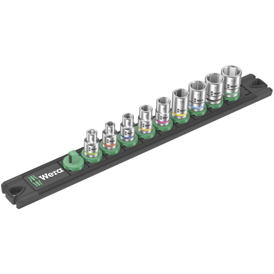 Wera Magnetic Socket Rail  A 4 Zyklop Socket Set #1