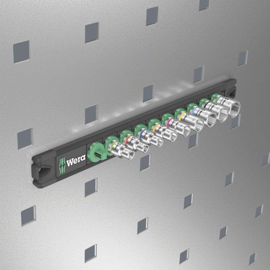 Wera Magnetic Socket Rail  A 4 Zyklop Socket Set #5