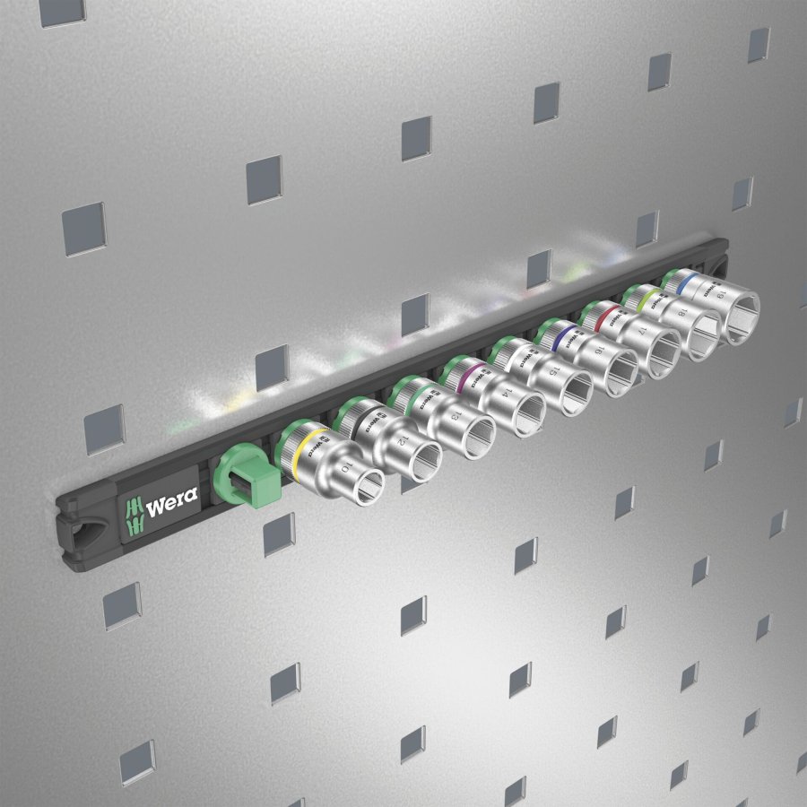 Wera Magnetic Socket Rail  C 4 Zyklop Socket Set #5