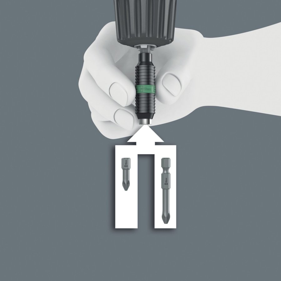 Wera 897/4 R Universal Bit Holder Rapidaptor BiTorsion #5