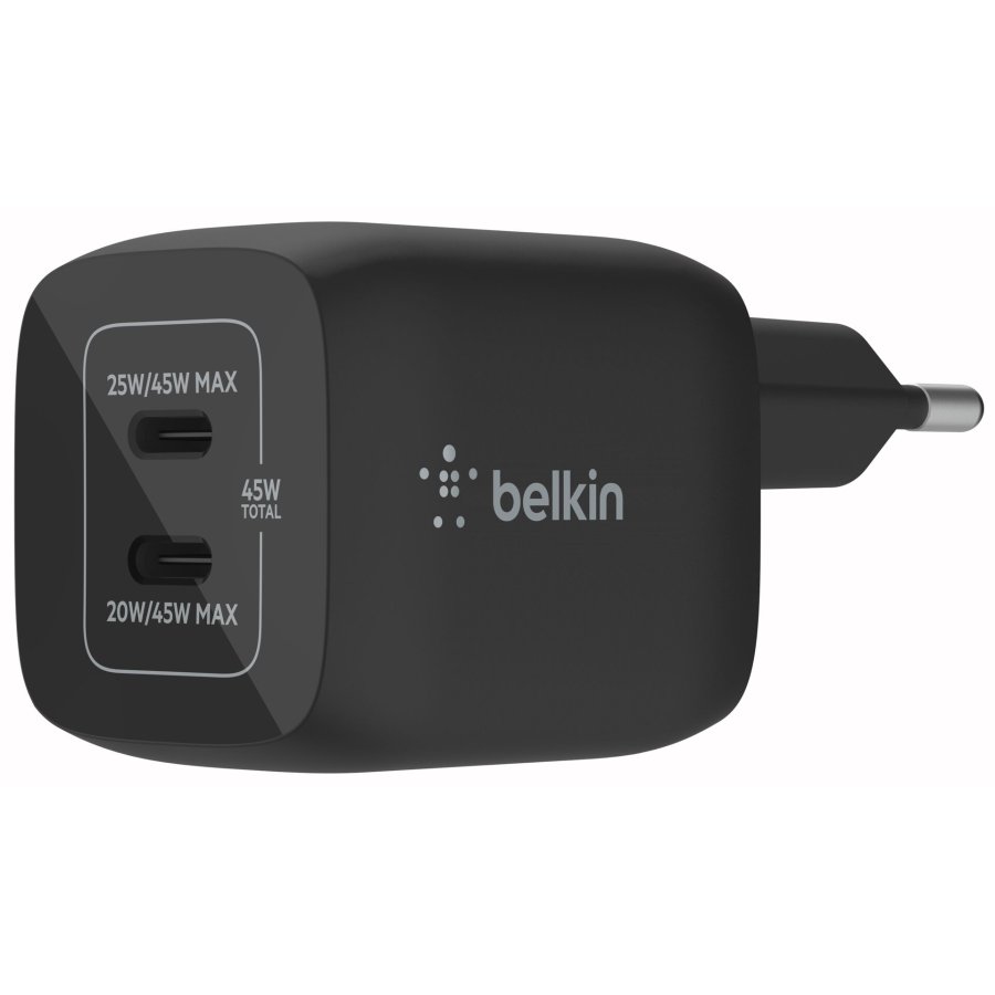 Belkin BOOST Charge 45W USB-C W GaN PD 3.0 PPS black WCH011vfBK #1