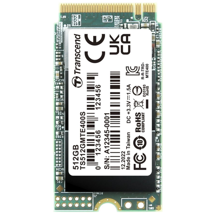 Transcend SSD MTE400S      512GB NVMe PCIe Gen3x4 3D #1