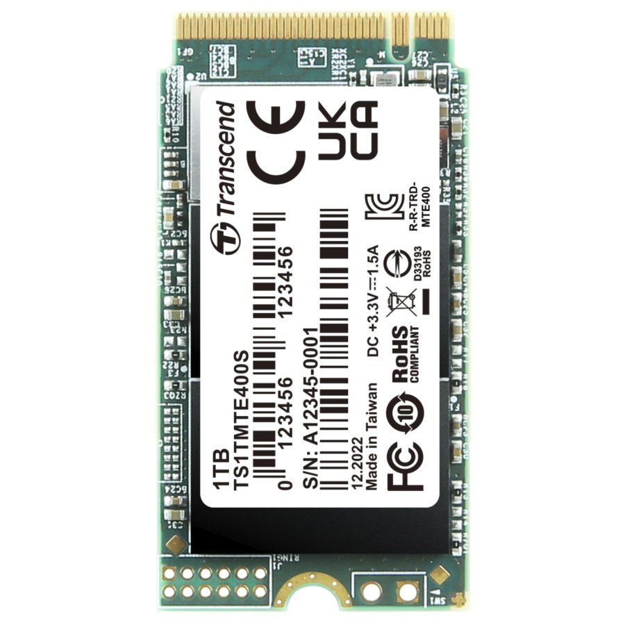 Transcend SSD MTE400S        1TB NVMe PCIe Gen3x4 3D #1