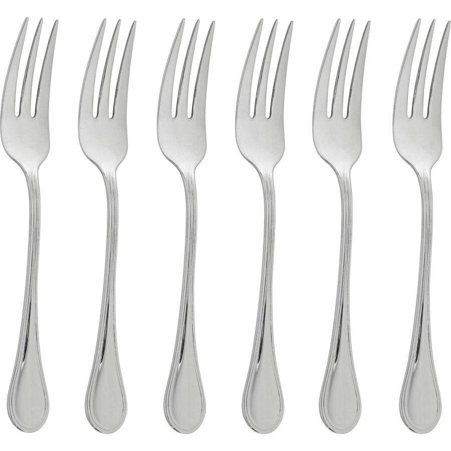 Sambonet Royal Inox 6 Cake Fork Set #1