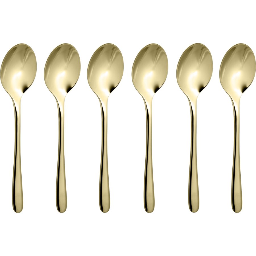 Sambonet Taste PVD 6 Espresso Spoon Set #1