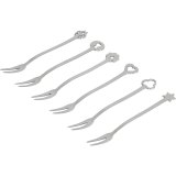 Sambonet New Portafortuna Inox 6 Party Forks #2