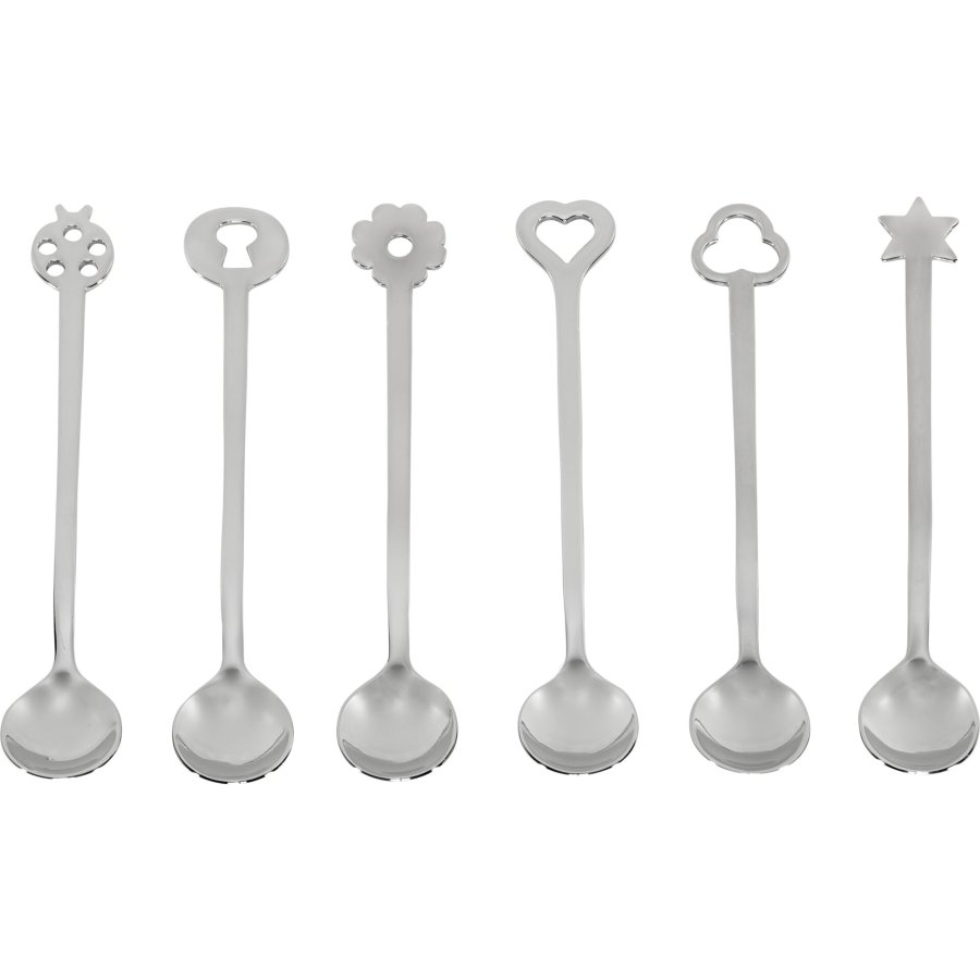 Sambonet New Portafortuna Inox 6 Party Spoon Set #1