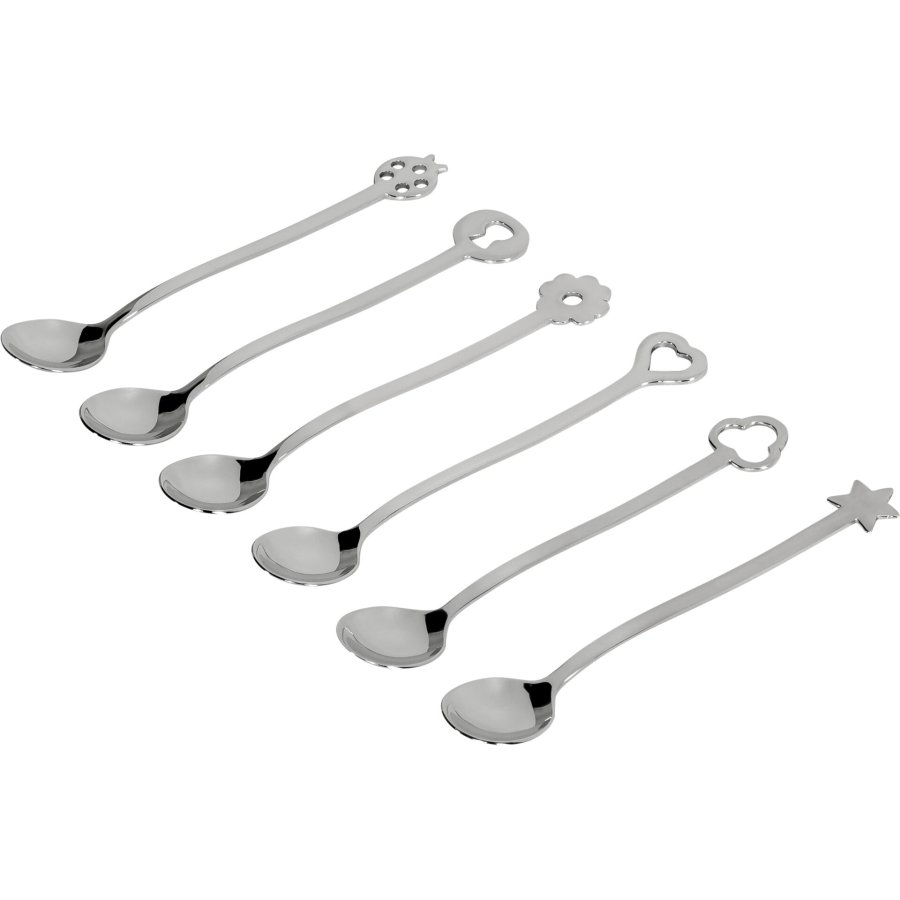 Sambonet New Portafortuna Inox 6 Party Spoon Set #2