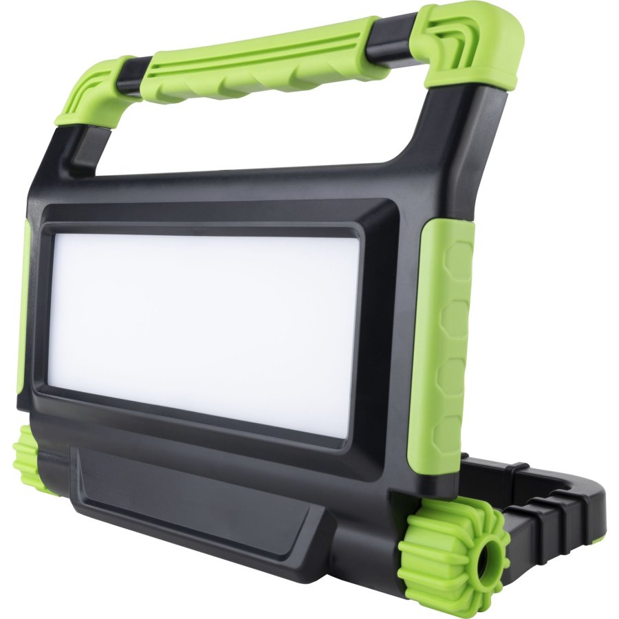 REV LED Battery Work Light Spot Green 50W with Stand #2