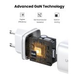 UGREEN Nexode 45W Dual USB-C PD Charger (25W+20W) white #11