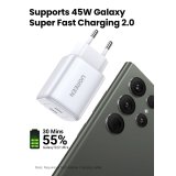 UGREEN Nexode 45W Dual USB-C PD Charger (25W+20W) white #13