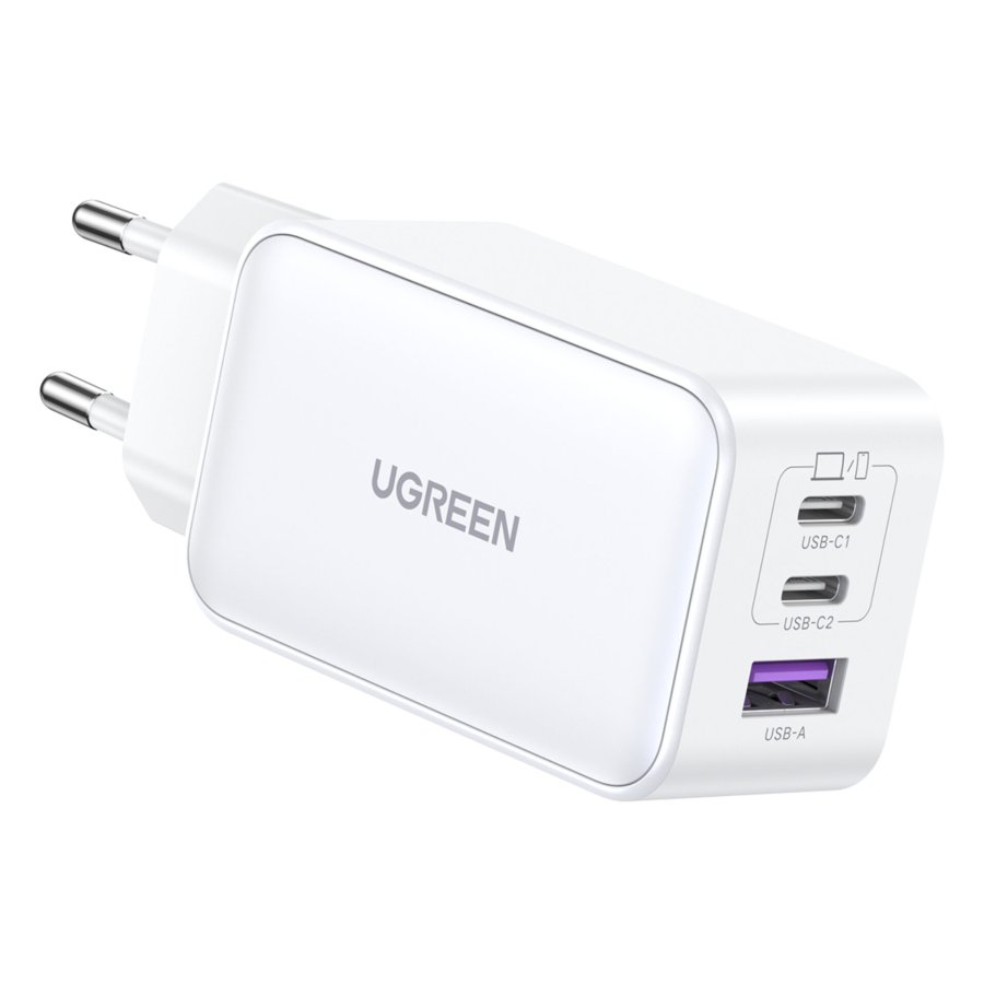UGREEN Nexode USB-A+2*USB-C 65W GaN Tech Fast Charger White #1