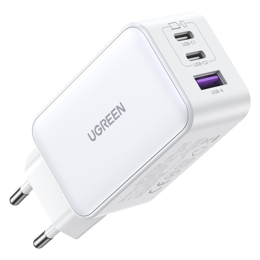 UGREEN Nexode USB-A+2*USB-C 65W GaN Tech Fast Charger White #3