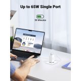 UGREEN Nexode USB-A+2*USB-C 65W GaN Tech Fast Charger White #6