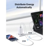UGREEN Nexode USB-A+2*USB-C 65W GaN Tech Fast Charger White #7